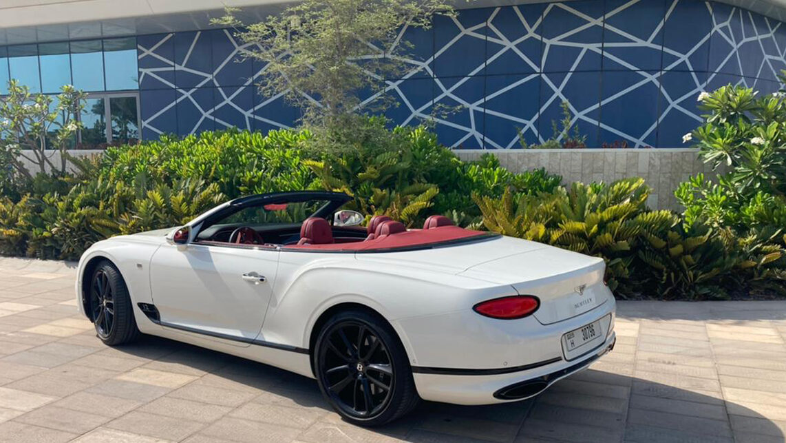 rent a convertible car in dubai