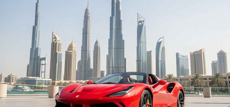 top reasons to rent the Ferrari F8 Tributo Spider in Dubai