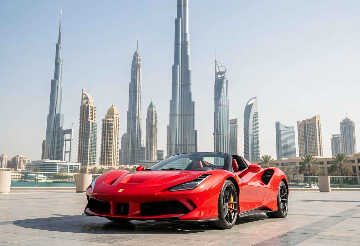 top reasons to rent the Ferrari F8 Tributo Spider in Dubai